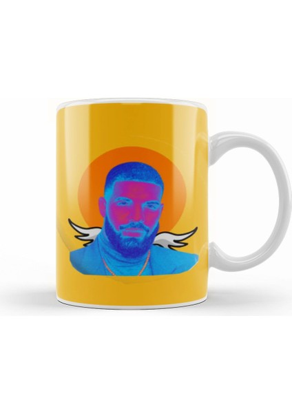 Drake Ovo Logo Kupa Bardak Porselen