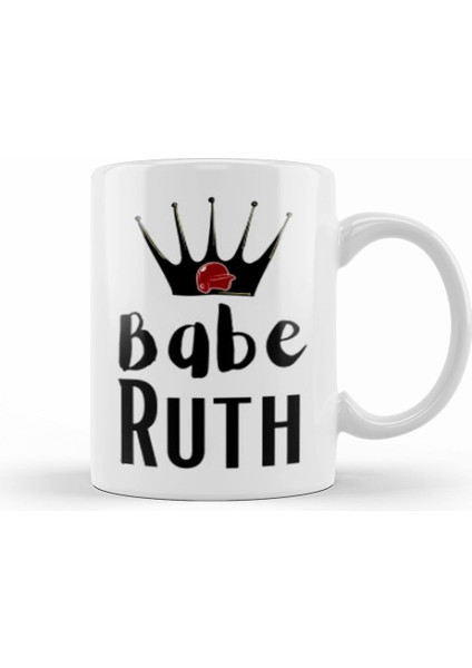 Babe Ruth Baseball Kupa Bardak Porselen