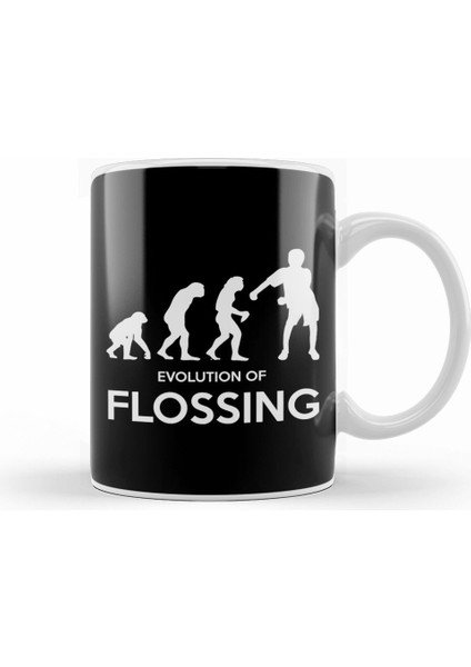 Evolution Of Flossing Kupa Bardak Porselen