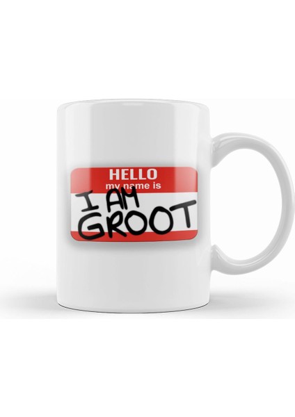 Guardians Of The Galaxy I Am Groot Kupa Bardak Porselen