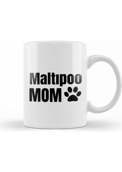 Maltipoo Mom Kupa Bardak Porselen