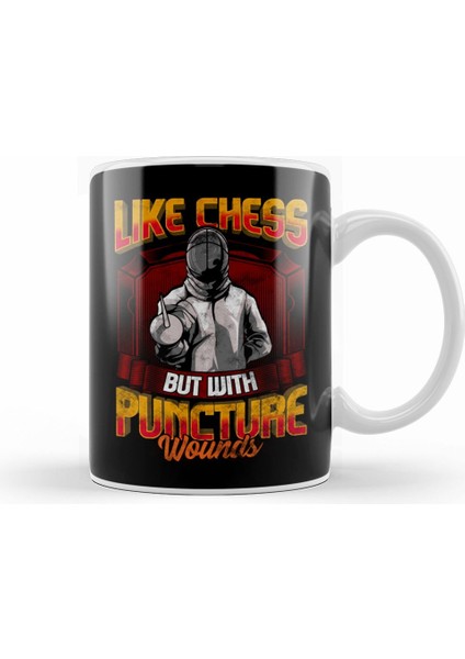 Funny Fencing Like Chess But With Puncture Wounds Kupa Bardak Porselen