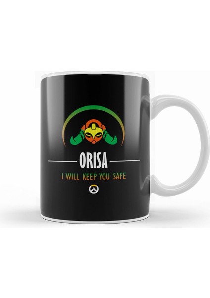 Orisa I Will Protect You All Overwatch Kupa Bardak Porselen