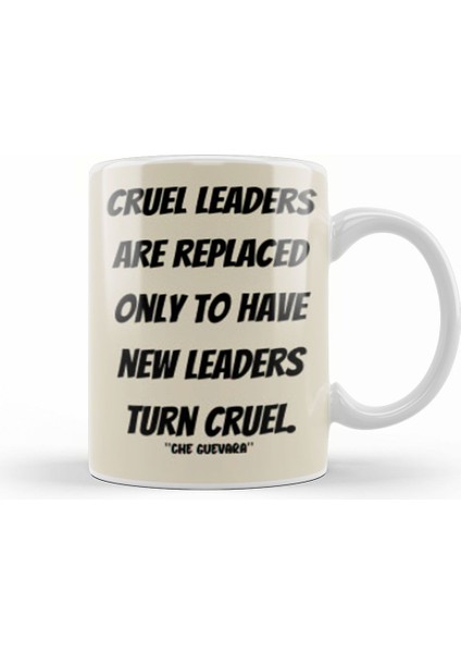 Che Guevara Quotes Gift Vintage Retro Rainbow Style Kupa Bardak Porselen