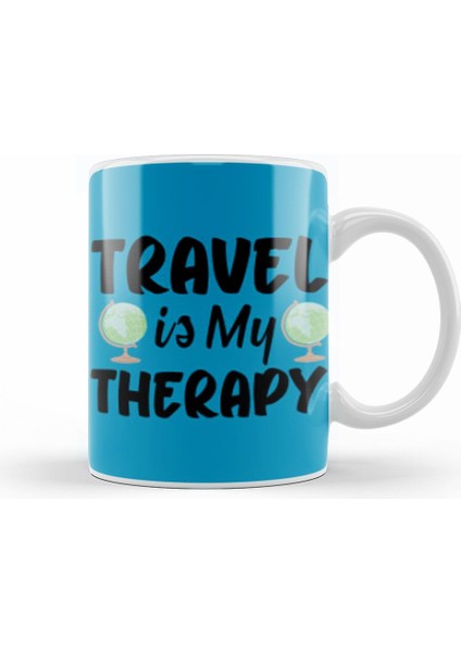 Funny Travel Gift Design Lover Trippin Wanderlust Journey Adventurer Vacation Kupa Bardak Porselen