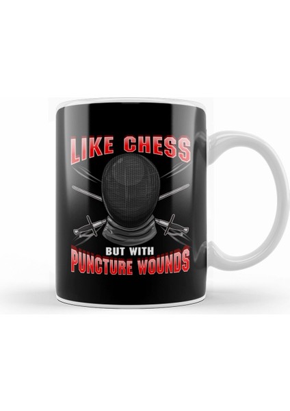 Fencing Like Chess But With Puncture Wounds Kupa Bardak Porselen