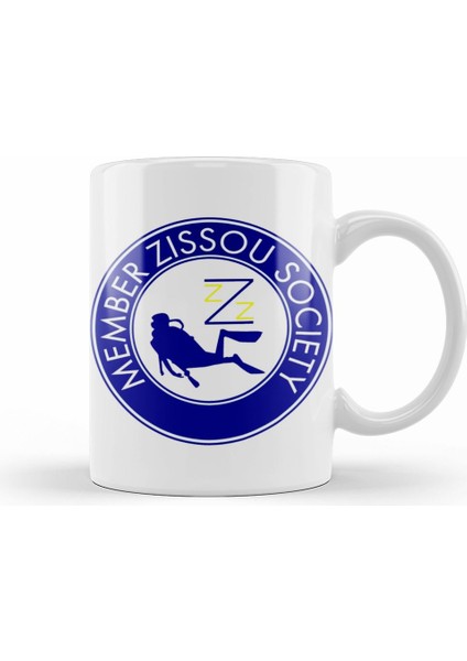 Member Zissou Society Kupa Bardak Porselen
