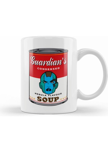 Guardians Of The Galaxy Nebula Soup Warhol Kupa Bardak Porselen