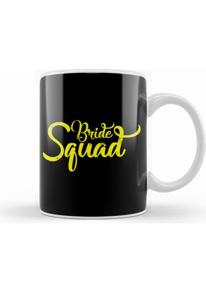 Bride Squad Cute Bachelorette Wedding Group Party Kupa Bardak Porselen