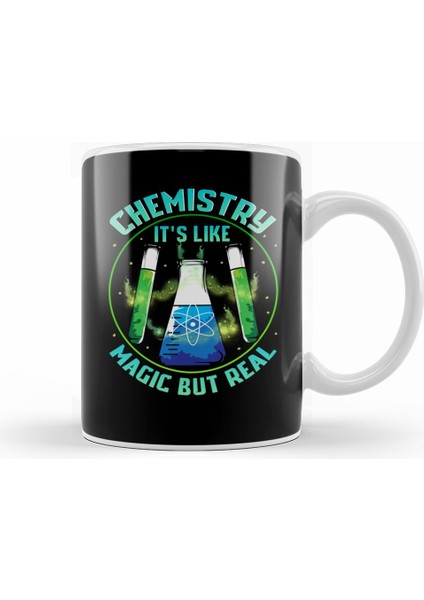 Funny Chemistry It S Like Magic But Real Kupa Bardak Porselen