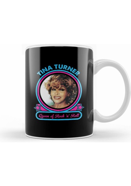Tina Turner Queen Of Rock N Roll Kupa Bardak Porselen
