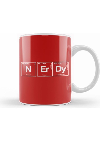 Elements Of A Nerd Kupa Bardak Porselen