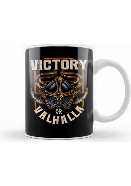 Viking Mythology Victory Or Valhalla Norse History Kupa Bardak Porselen