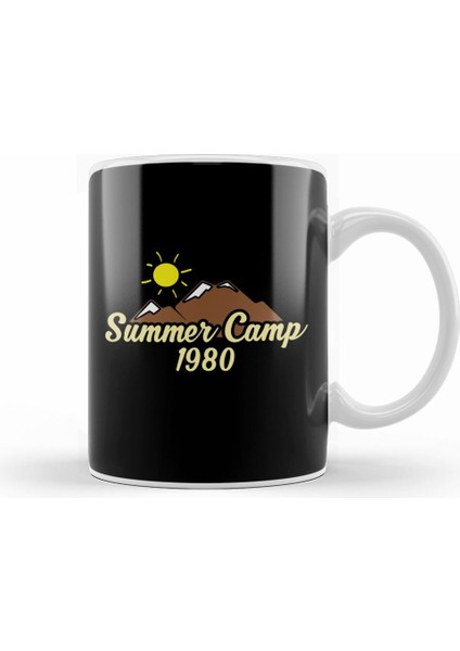 Summer Camp 1980S Vintage Retro 80S Campers Kupa Bardak Porselen