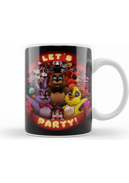 Five Nights At Freddy's Toy Chica Kupa Bardak Porselen