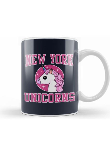 New York Unicorns Varsity Kupa Bardak Porselen
