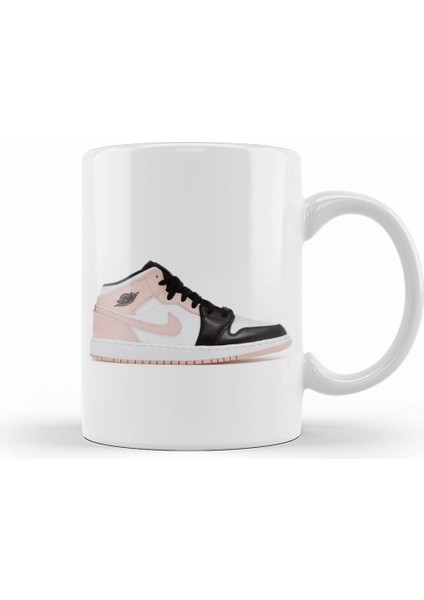 Jordan 1 Mid Arctic Orange Black Toe Crimson Tint White Arctic Kupa Bardak Porselen