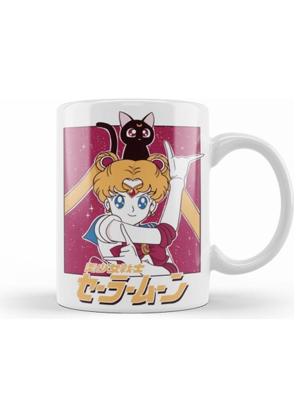Sailor Moon 05 Kupa Bardak Porselen