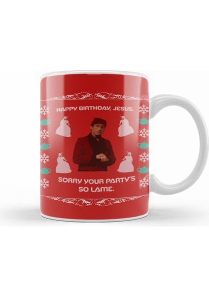 The Office Ugly Christmas Sweater Kupa Bardak Porselen