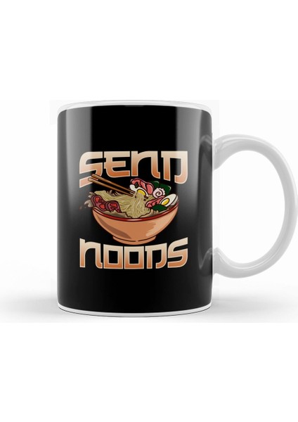 Send Noods Anime Gaming Pho Ramen Noodle Pun Kupa Bardak Porselen