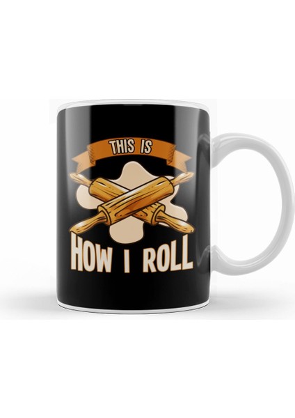 This Is How I Roll Physics Pun Funny Science Kupa Bardak Porselen