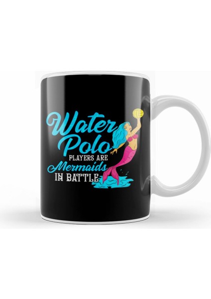 Cute Water Polo Players Are Mermaids In Battle Kupa Bardak Porselen