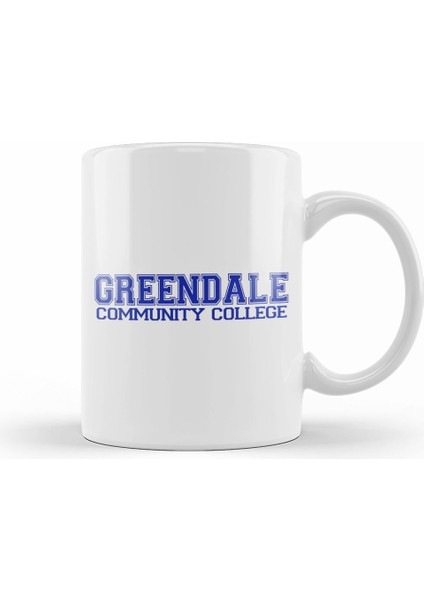 Greendale Community College Kupa Bardak Porselen