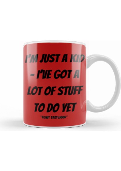 Clint Eastwood Quotes Gift Vintage Retro Rainbow Style Kupa Bardak Porselen