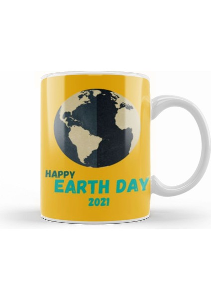Earth Day Gifts Happy Earth Day 2021 Kupa Bardak Porselen