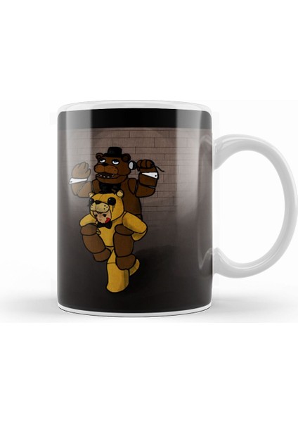 Five Nights At Freddy's Ugly Sweater Kupa Bardak Porselen