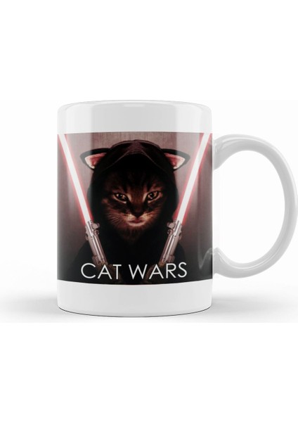 Star Cat Wars 05 Kupa Bardak Porselen