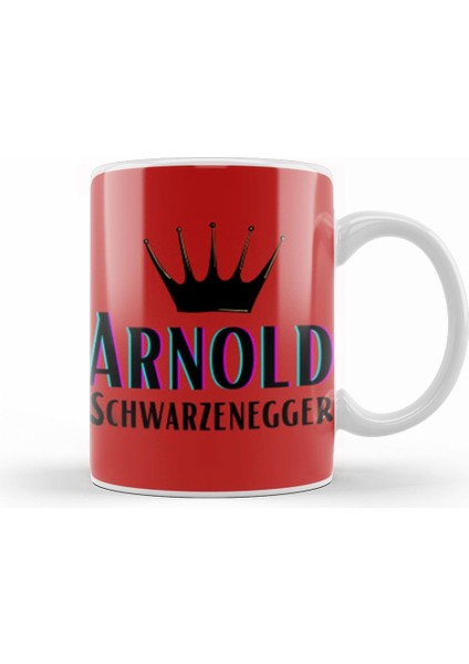 Arnold Schwarzenegger Kupa Bardak Porselen