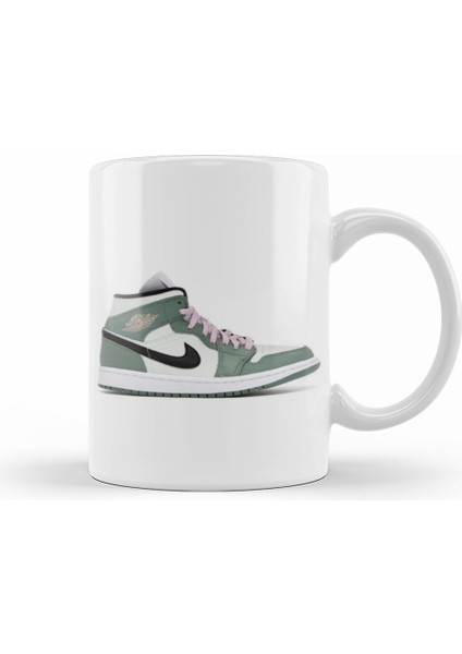 Jordan 1 Mid Dutch Green Kupa Bardak Porselen