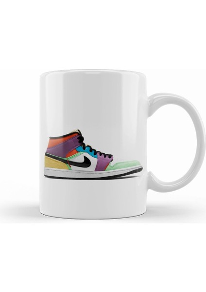 Jordan 1 Mid Se Multicolor Kupa Bardak Porselen