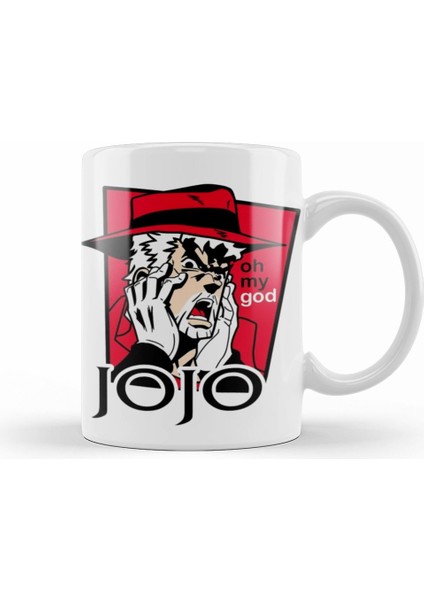 Joseph Joestar Oh My God Kupa Bardak Porselen