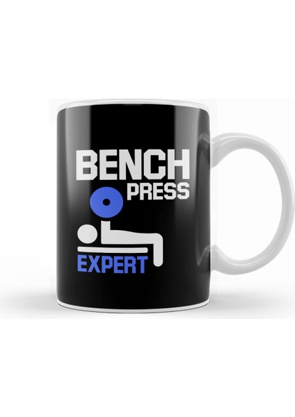 Bench Press Expert Kupa Bardak Porselen