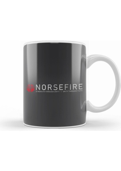 Red Norsefire V For Vendetta Kupa Bardak Porselen