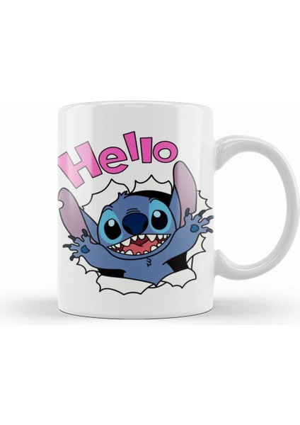 Stitch Kupa Bardak Porselen