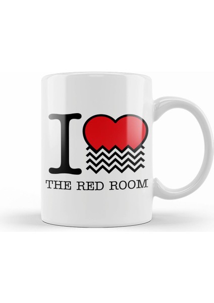 Twin Peaks I Love The Red Room Kupa Bardak Porselen