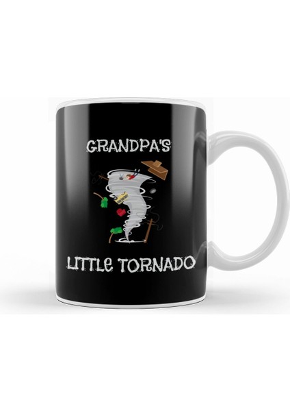 Cute Grandpa S Little Tornado Kids Kupa Bardak Porselen