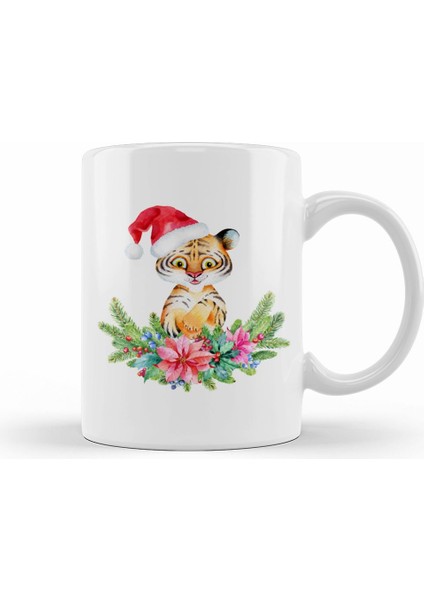 Yılbaşı Yeni Yıl Konseptli New Year 013 Kupa Bardak Porselen