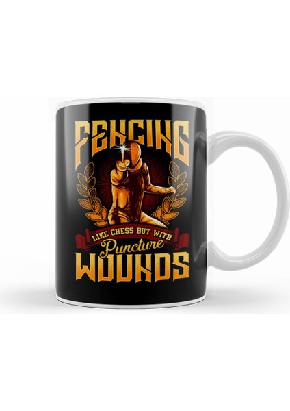 Funny Fencing Like Chess But With Puncture Wounds Kupa Bardak Porselen