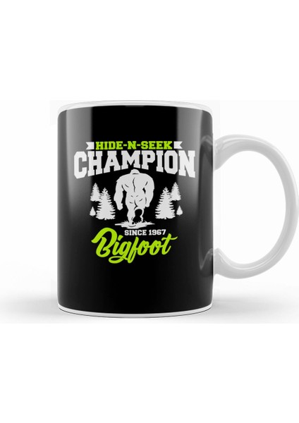 Funny Bigfoot Hide N Seek Champion Since 1967 Kupa Bardak Porselen