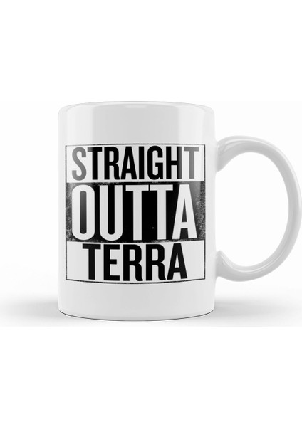 Guardians Of The Galaxy Straight Outta Terra Kupa Bardak Porselen