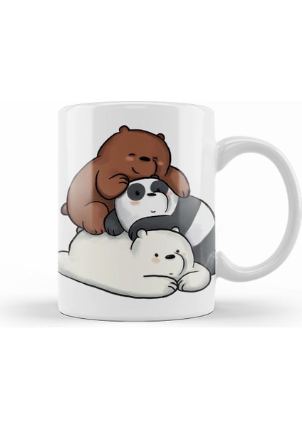 We Bare Bears 015 Kupa Bardak Porselen