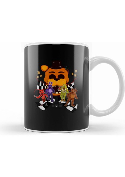 First Night Neon Fnaf Kupa Bardak Porselen