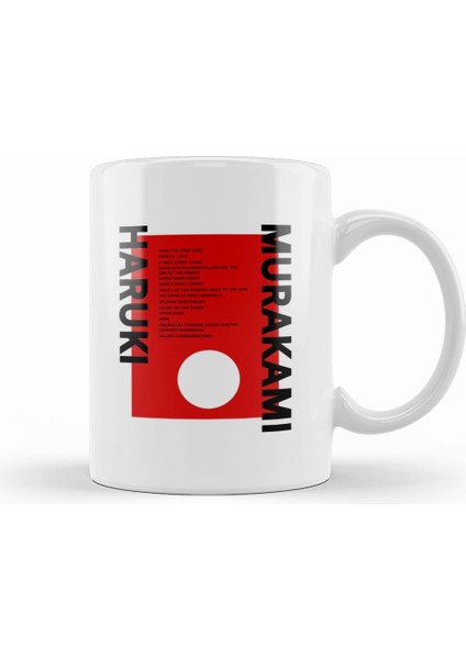 Haruki Murakami Books Kupa Bardak Porselen