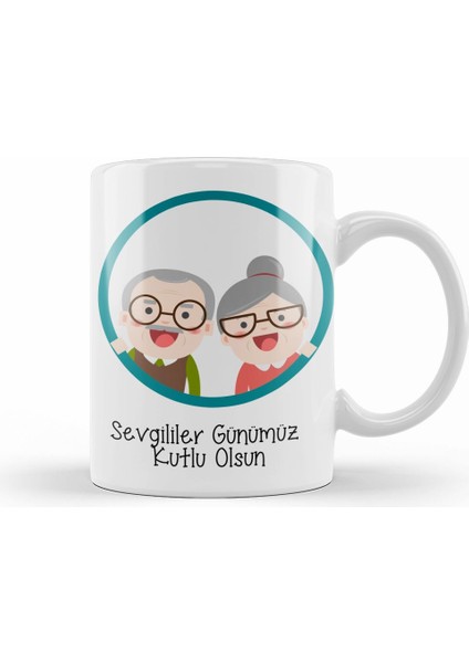 Sevgililer Günü Sevgiliye Hediye 0101 Kupa Bardak Porselen