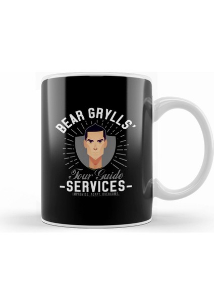 Bear Grylls Tour Guide Services Kupa Bardak Porselen