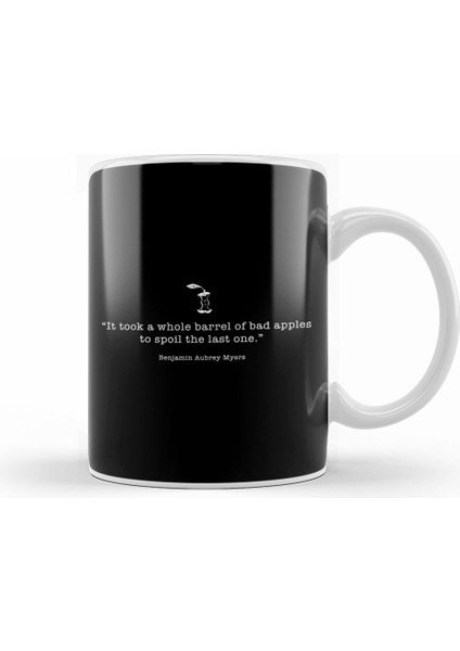 Dystopian Whole Barrel Of Bad Apples Quote Kupa Bardak Porselen